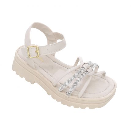 Sandália Infantil Tininha 42.023.679 - Off White - Atacado