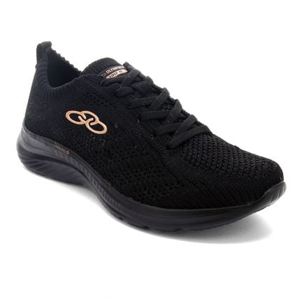 Tenis Feminino Olympikus 130g Ultraleve - Preto - Atacado