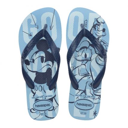 Chinelo Havaianas Top Disney - 37 Ao 44 - Azul/lavanda (1056) - Atacado