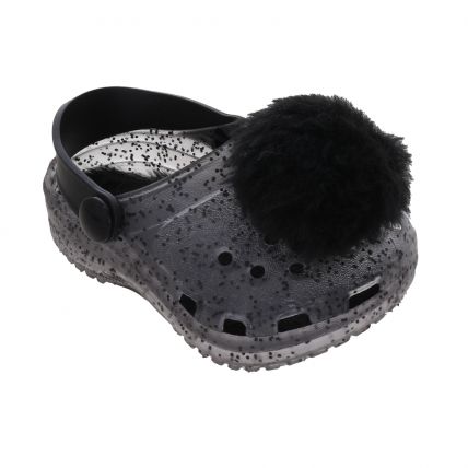 Babuche Infantil Juju Shoes 7026 - Preto/gliter - Atacado