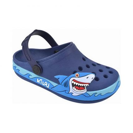 Babuche Infantil Nilqi 060.7.3 - Marinho/new Shark - Atacado