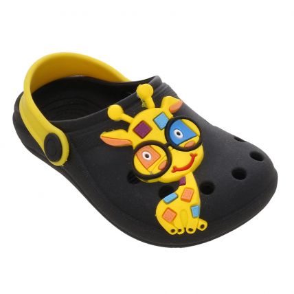 Babuche Infantil Simples Passo 001.032.001 - Preto - Atacado