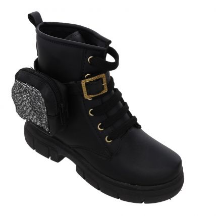 Bota Infantil Stilo Rose 2570.08 - Preto - Atacado