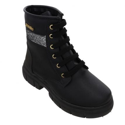 Bota Infantil Stilo Rose 2578.08 - Preto - Atacado