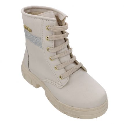 Bota Infantil Stilo Rose 2578.69 - Off White - Atacado