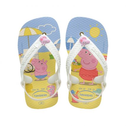 Chinelo Baby Havaianas New Peppa Pig - Buttercream (9256) - Atacado