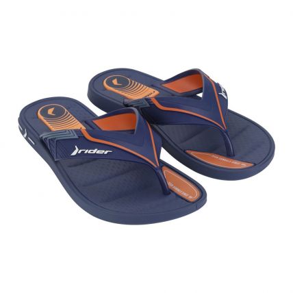 Chinelo Dedo Masculino Rider Sprint 12015 - Azul/azul/laranja (Ax424) - Atacado