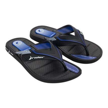 Chinelo Dedo Masculino Rider Sprint 12015 - Preto/azul/branco (Bd803) - Atacado