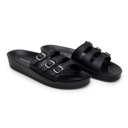 Chinelo Feminino Terapia Dos Pés Nb03 - Preto - Atacado