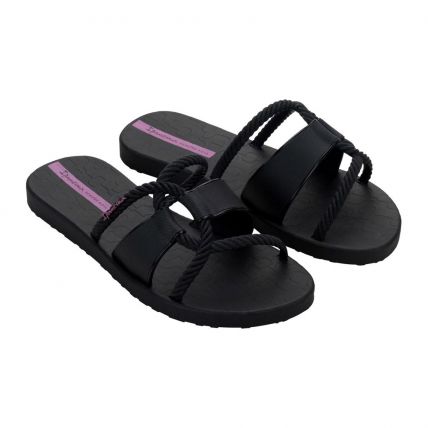 Chinelo Gáspea Feminino Ipanema Diversa 27232 - Preto/lilás (Bg830) - Atacado