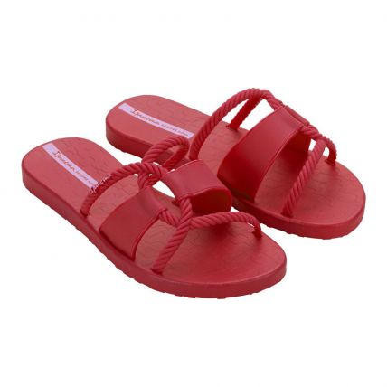 Chinelo Gáspea Feminino Ipanema Diversa 27232 - Vermelho/lilás (Bi989) - Atacado