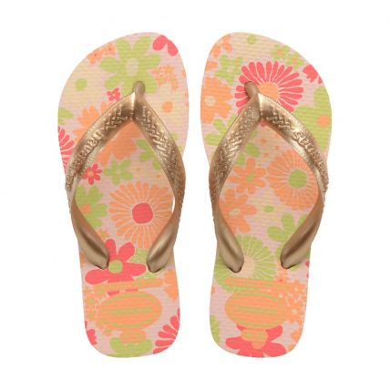 Chinelo Havaianas Kids Flores - Rosa Ballet (0076) - Atacado