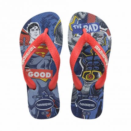 Chinelo Havaianas Kids Hero Dc 27 Ao 36 - Marinho (0555) - Atacado