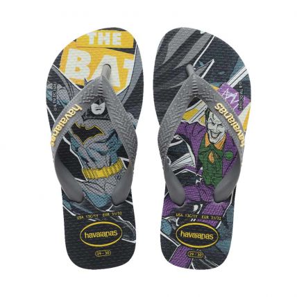 Chinelo Havaianas Kids Hero Dc - Cinza Aço (5178) - Atacado