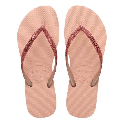 Chinelo Havaianas Slim Glitter II 33 Ao 40 - Rosa/rosa (9898) - Atacado