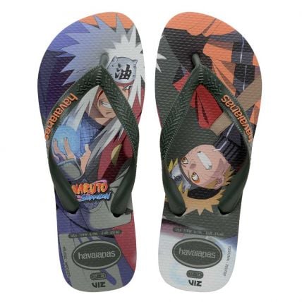 Chinelo Havaianas Top Naruto - 39 Ao 44 - Verde Olive (4896) - Atacado