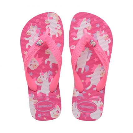 Chinelo Infantil Havaianas Kids Fantasy - Rosa Flux (5784) - Atacado