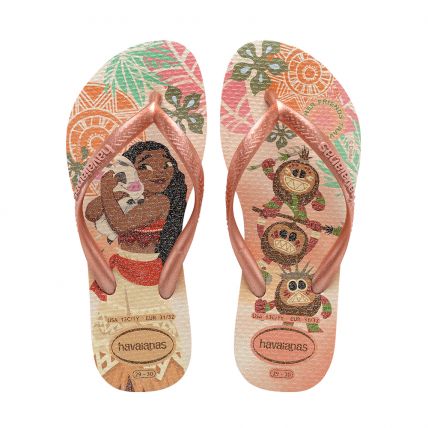 Chinelo Infantil Havaianas Kids Slim Princess - 26 Ao 36 - Rosa Clay (9259) - Atacado