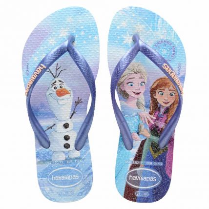 Chinelo Infantil Havaianas Kids Slim Princess - Roxo Fant (0397) - Atacado