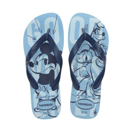 Chinelo Havaianas Top Disney - 23 Ao 32 - Azul/lavanda (1056) - Atacado