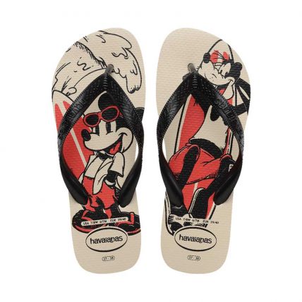 Chinelo Havaianas Top Disney - 23 Ao 32 - Bege Palha (0121) - Atacado