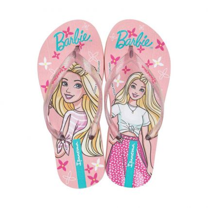 Chinelo Infantil Ipanema Barbie Meu Encanto 27291 - Rosa Claro/glitter (Bd274) - Atacado