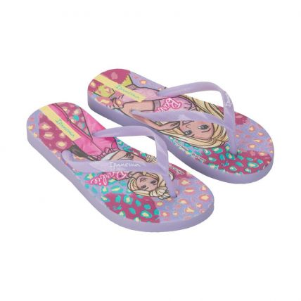 Chinelo Infantil Ipanema Barbie Meu Encanto 27291 - Violeta/lilás (Bh311) - Atacado