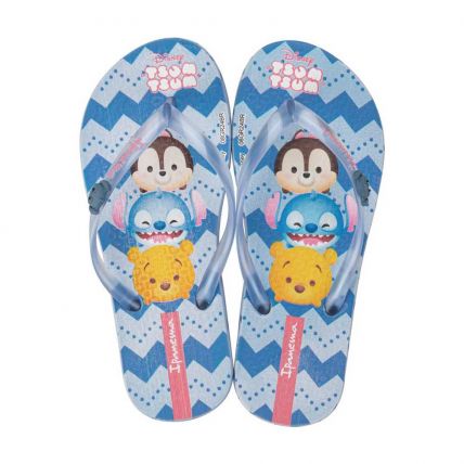 Chinelo Infantil Ipanema Disney Joy 27319 - Azul/azul Perolado (Bi266) - Atacado