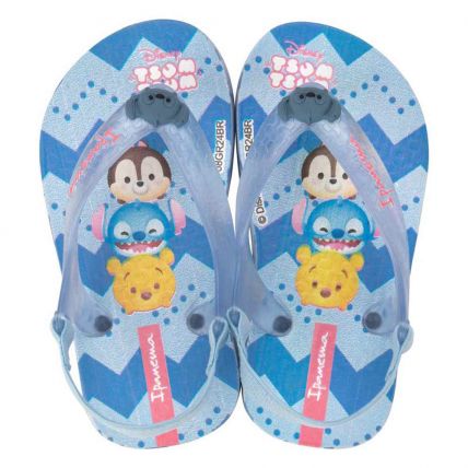 Chinelo Infantil Ipanema Disney Joy 27323 - Azul/azul Perolado (Bi278) - Atacado