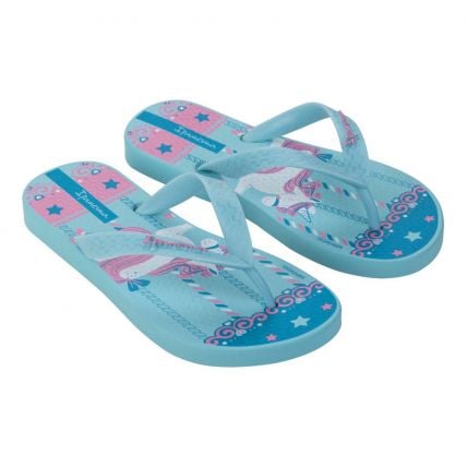 Chinelo Infantil Ipanema Fantasia 27012 - Azul Claro/rosa (Bj238) - Atacado