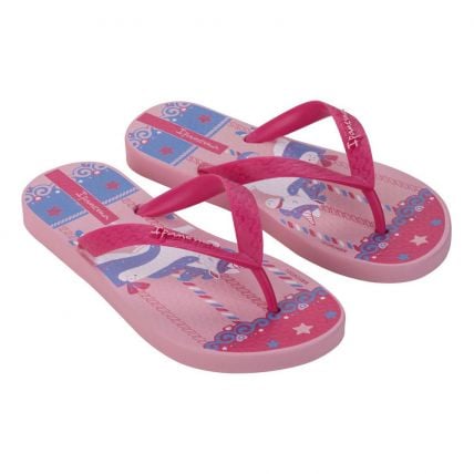 Chinelo Infantil Ipanema Fantasia 27012 - Rosa/rosa/azul (Bj236) - Atacado