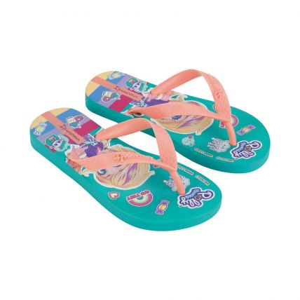 Chinelo Infantil Ipanema Polly E Max Steel 26048 - Azul/rosa (Au018) - Atacado