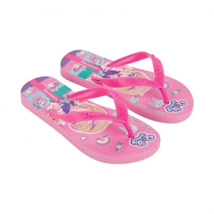 Chinelo Infantil Ipanema Polly E Max Steel 26048 - Rosa/rosa (Au017) - Atacado