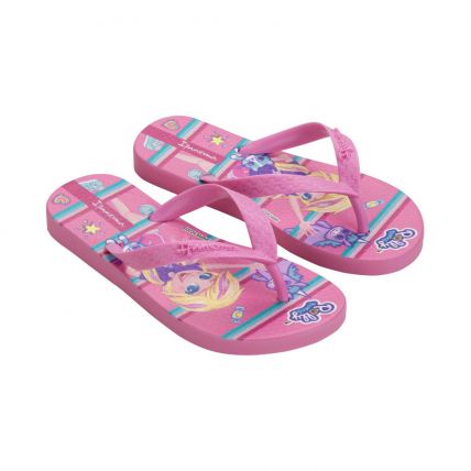 Chinelo Infantil Ipanema Polly E Max Steel 26048 - Rosa/rosa (Bf854) - Atacado