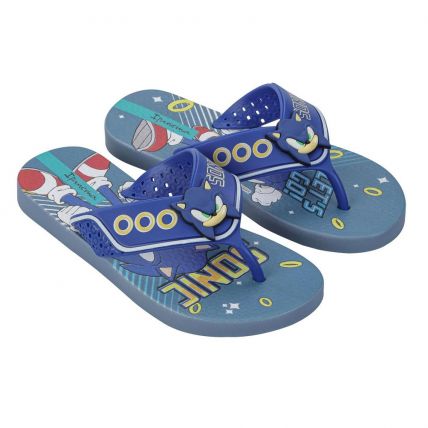 Chinelo Infantil Ipanema Sonic Game 26958 - (04299) - Azul/azul/amarelo (At364) - Atacado