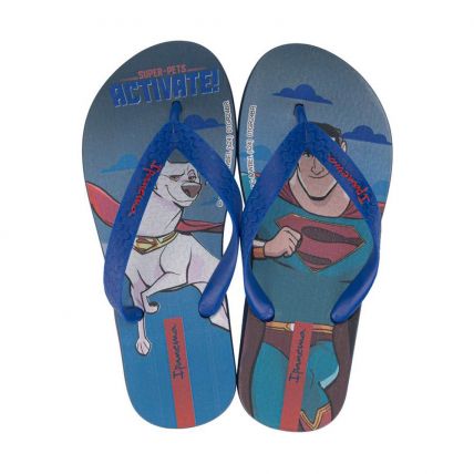 Chinelo Infantil Ipanema Super Pets 27027 - Azul/vermelho/azul (Ba183) - Atacado