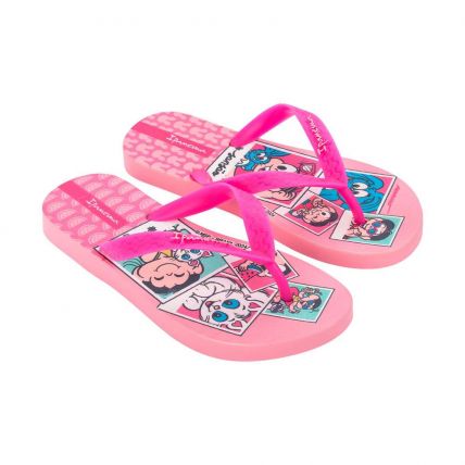 Chinelo Infantil Ipanema Turma Da Mônica 26790 - Rosa/rosa/branco (Ba944) - Atacado