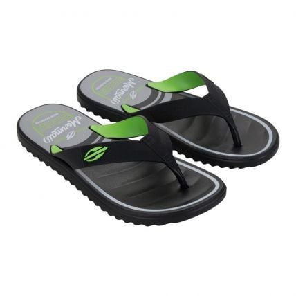 Chinelo Masculino Mormaii Tai 12258 - Preto/verde/cinza (Ba502) - Atacado