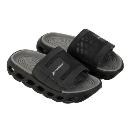 Chinelo Masculino Rider R Power Slide 12444 - (02105) - Preto/cinza (Bg999) - Atacado