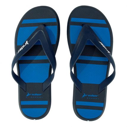 Chinelo Masculino Rider R1 Style 11818 - Preto/azul (20756) - Atacado