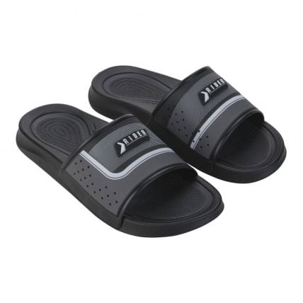 Chinelo Slide Masculino Rider Smash IV 12487 - Preto/branco/grafite (Bi742) - Atacado