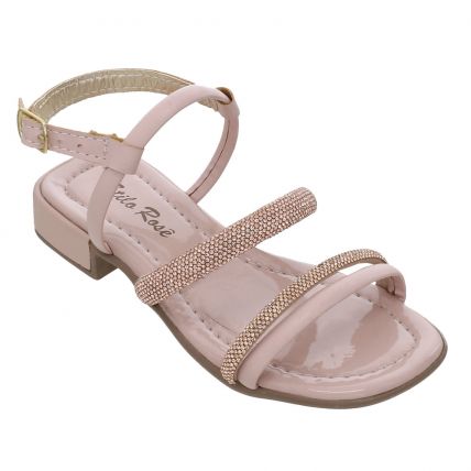 Sandália Infantil Stilo Rose 8208.40 - Rose - Atacado