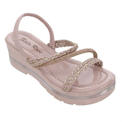 Sandália Infantil Stilo Rose 8220.40 - Rose - Atacado