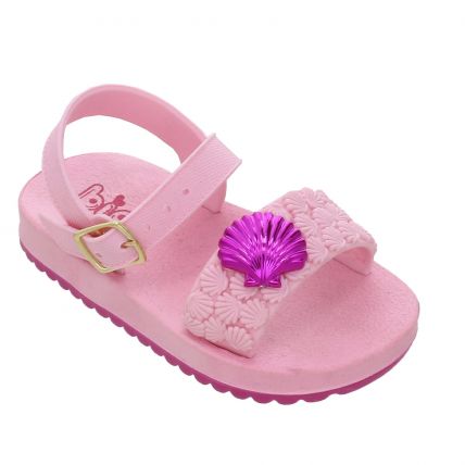 Sandália Infantil Vizzia Blf784 - Rosa Bombom - Atacado