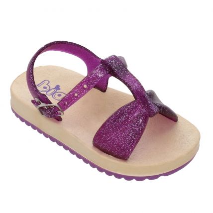 Sandália Infantil Vizzia Blf854 - Rosa Gliter - Atacado