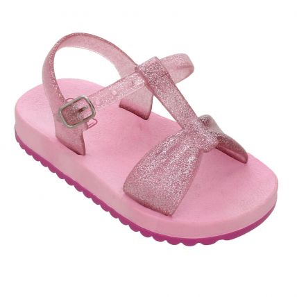 Sandália Infantil Vizzia Blf854 - Uva Glitter - Atacado