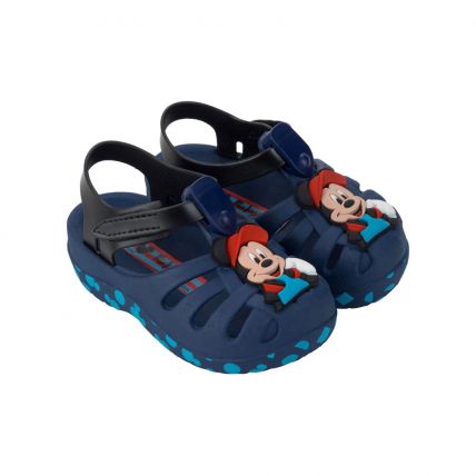 Sandália Baby Disney Magic Aranha 22303 - Azul/azul Escuro (Bf176) - Atacado