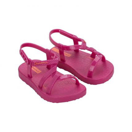 Sandália Baby Ipanema Diversa 27236 - Rosa/laranja (Bh088) - Atacado