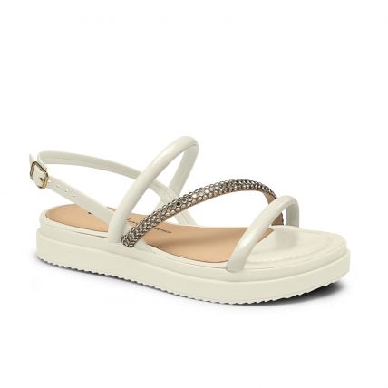 Sandália Feminina Dakota Y7634-0004 - (9 Pares) - Cream/aveia - Atacado