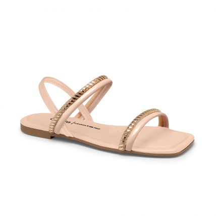 Sandália Feminina Dakota Y7881-0002 - (9 Pares) - Pessego/rose/pessego - Atacado